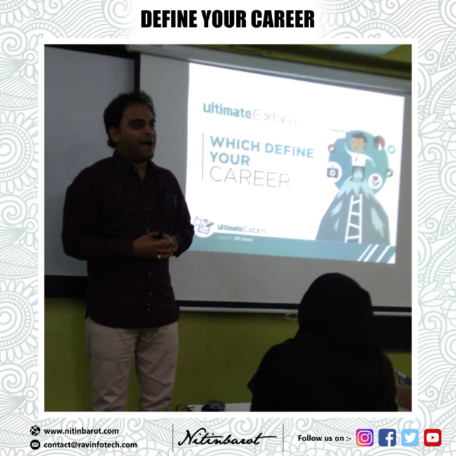 seminar by nitin barot at tejasvi classes